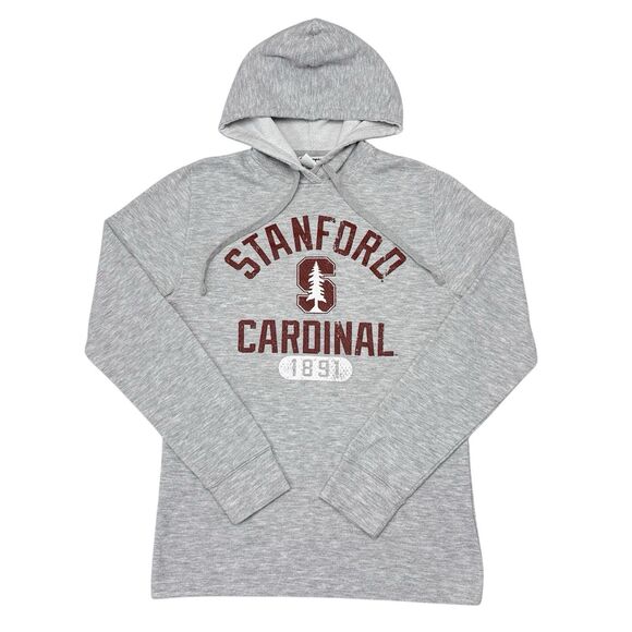 Stanford Cardinal Hoodie Sweatshirt Womens Size Small Gray Champion Pullover - Picture 2 of 10